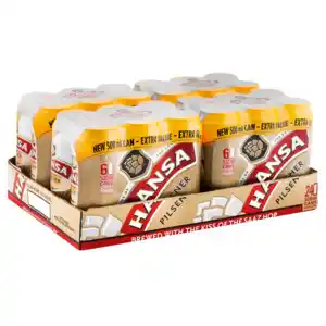 Checkers Liquor Shop Hansa pilsener cans 24 x 500ml offer