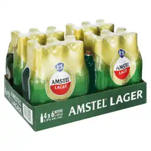 Checkers Liquor Shop Amstel lager beer bottles 24 x 330ml offer