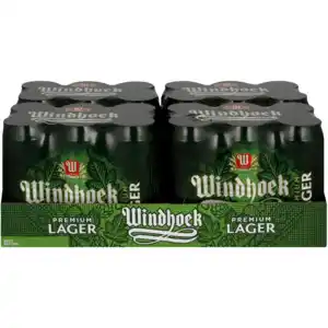 Checkers Liquor Shop Windhoek premium lager beer cans 24 x 440ml offer