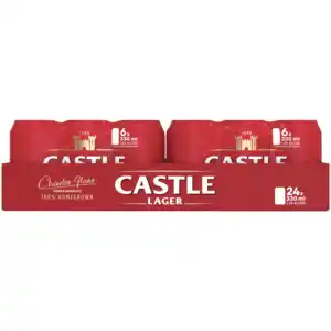 Checkers Liquor Shop Castle lager beer cans 24 x 330ml offer