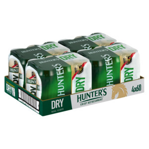 Checkers Liquor Shop Hunter's dry cider cans 24 x 440ml offer
