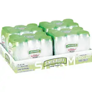 Checkers Liquor Shop Smirnoff storm pine twist cider cans 24 x 440ml offer