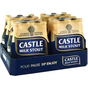 Checkers Liquor Shop Castle milk stout beer bottle 24 x 340ml offer