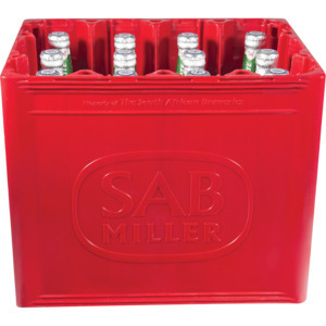 Castle lite beer bottles 12 x 660ml