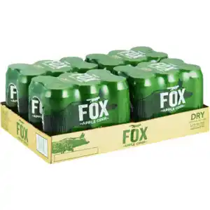 Checkers Liquor Shop Fox dry apple cider cans 24 x 440ml offer