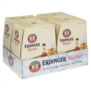 Erdinger wheat beer bottles 24 x 330ml