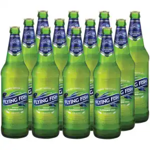 Flying fish chilled green apple flavoured beer bottles 12 x 660ml