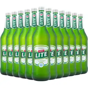 Checkers Liquor Shop Castle lite beer bottles 6 x 910ml offer