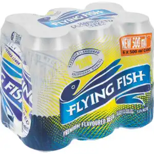 Shoprite Liquor Flying fish pressed lemon beer cans 6 x 500ml offer