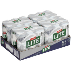 Shoprite Liquor Castle lite beer cans 24 x 410ml offer