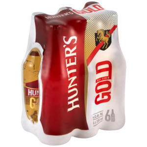 Shoprite Liquor Hunter's gold cider bottles 6 x 330ml offer