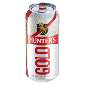 Shoprite Liquor Hunter's gold real cider can 440ml offer
