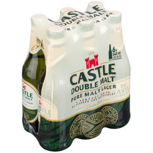 Shoprite Liquor Castle double malt pure malt lager 6 x 340ml offer