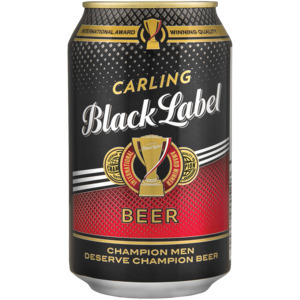 Shoprite Liquor Carling black label beer can 330ml offer