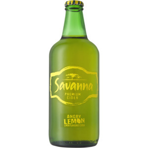 Shoprite Liquor Savanna angry lemon premium cider bottle 500ml offer