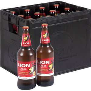 Shoprite Liquor Lion lager beer bottles 12 x 750ml offer