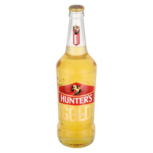 Hunter's gold real cider bottle 330ml
