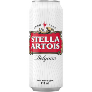 Stella artois beer can 440ml