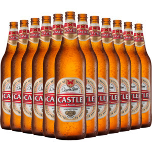 Shoprite Liquor Castle lager beer bottles 12 x 1l offer