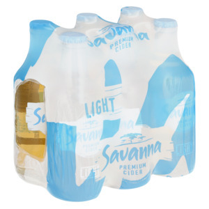Shoprite Liquor Savanna light premium cider bottles 6 x 330ml offer
