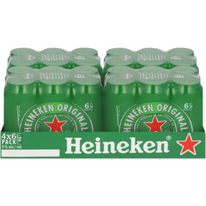 Shoprite Liquor Heineken premium lager beer can 24 x 440ml offer