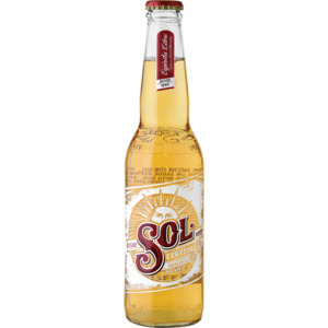 Sol mexican beer bottle 330ml