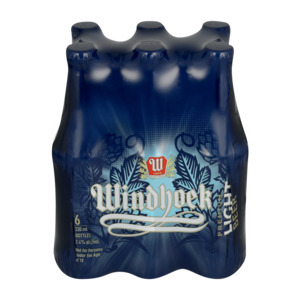 Shoprite Liquor Windhoek premium light beer bottles 6 x 330ml offer