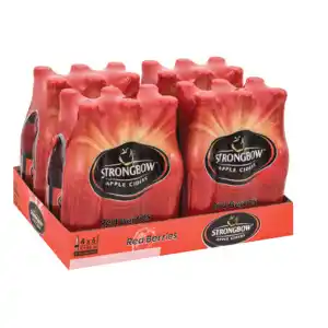Shoprite Liquor Strongbow red berries apple ciders bottles 24 x 330ml offer