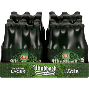 Shoprite Liquor Windhoek premium lager beer bottles 24 x 330ml offer