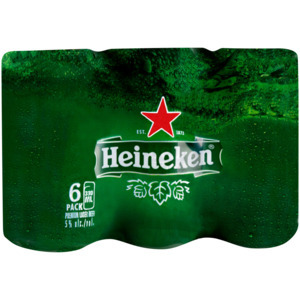 Shoprite Liquor Heineken premium larger beer can 6 x 330ml offer