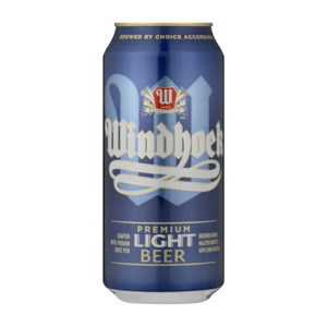 Shoprite Liquor Windhoek premium light beer can 440ml offer