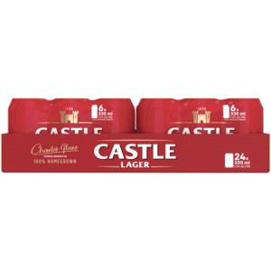 Shoprite Liquor Castle lager beer cans 24 x 330ml offer