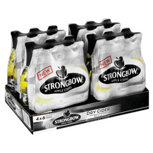 Shoprite Liquor Strongbow dry apple cider bottles 24 x 330ml offer