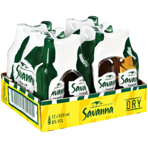 Shoprite Liquor Savanna dry premium cider bottles 12 x 500ml offer