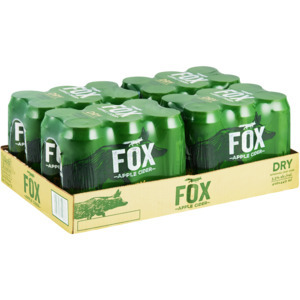 Shoprite Liquor Fox dry apple cider cans 24 x 440ml offer