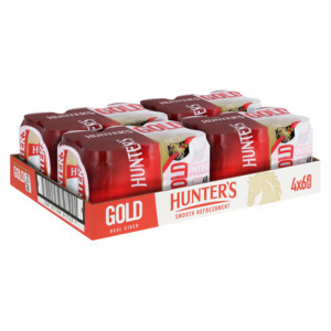 Shoprite Liquor Hunter's gold cider cans 24 x 330ml offer