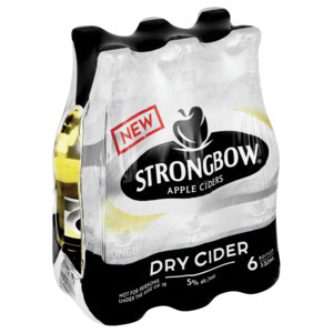 Shoprite Liquor Strongbow dry apple cider bottles 6 x 330ml offer