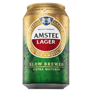 Shoprite Liquor Amstel lager beer can 330ml offer