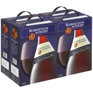 Shoprite Liquor Robertson winery natural sweet red wine box 4 x 3l offer