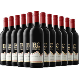 Shoprite Liquor Bc wines ruby cabernet - merlot red wine bottles 12 x 750ml offer