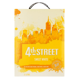 4th street sweet white wine box 5l