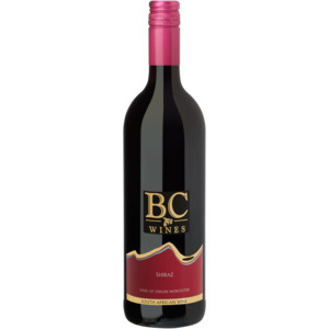 Bc wines shiraz red wine bottle 750ml