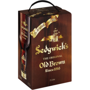 Sedgwick's old brown sherry box 2l