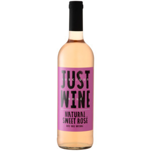 Just wine natural sweet rosé wine bottle 750ml