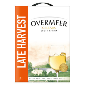 Overmeer cellars late harvest white wine box 5l