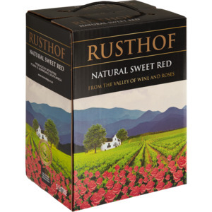 Rusthof natural sweet red wine box 5l