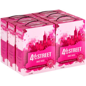 Shoprite Liquor 4th street sweet rosé wine boxes 6 x 3l offer