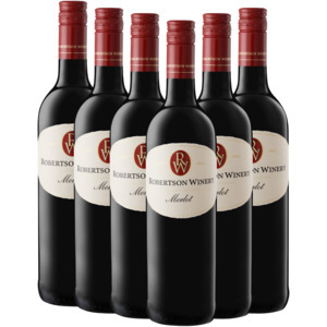 Shoprite Liquor Robertson winery merlot red wine bottles 6 x 750ml offer