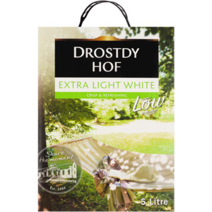 Shoprite Liquor Drostdy hof extra light white wine box 5l offer