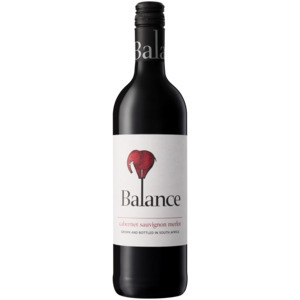 Balance cabernet sauvignon merlot red wine bottle 750ml